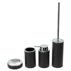 Round 4 Piece Accessory Set, Free Stand